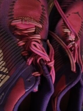 Hoka One One Purple and Blue Running Shoes